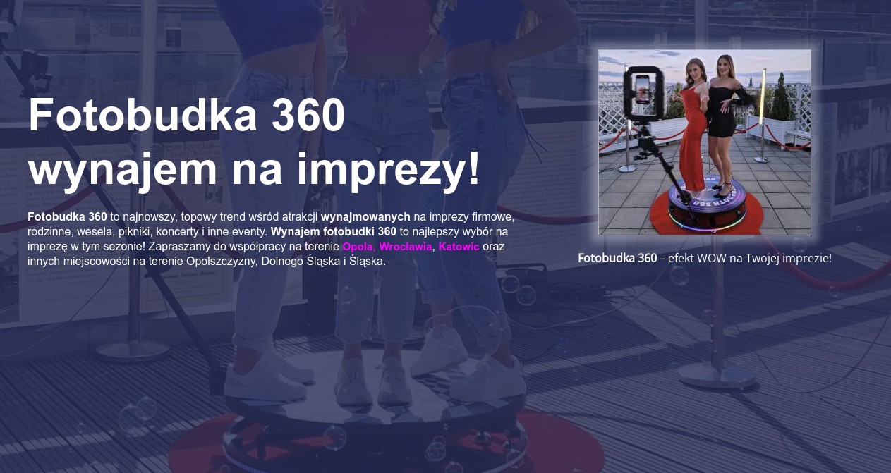 Fotobudka 360 Wrocław